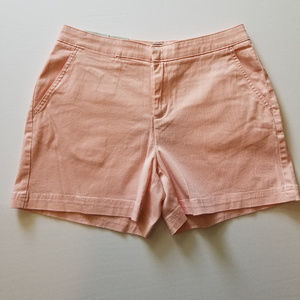 Docker's Peach Cotton 5 inch Cotton Shorts - 8